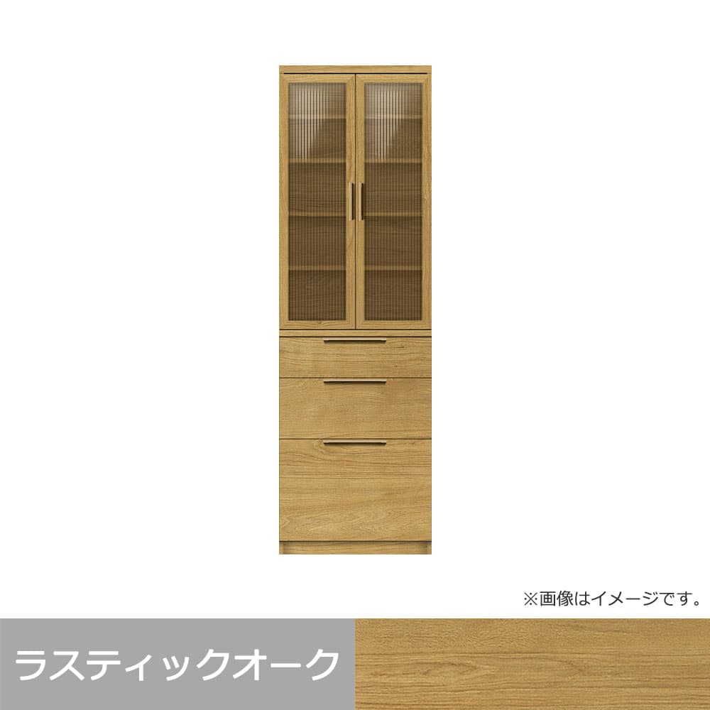 Pamouna(パモウナ)ダイニングボード「NW-S600K・600K」幅60cm 高さ193.1cm 奥行2サイズ(44.5cm・50cm)上台開き扉・下台引出しタイプ 全4色