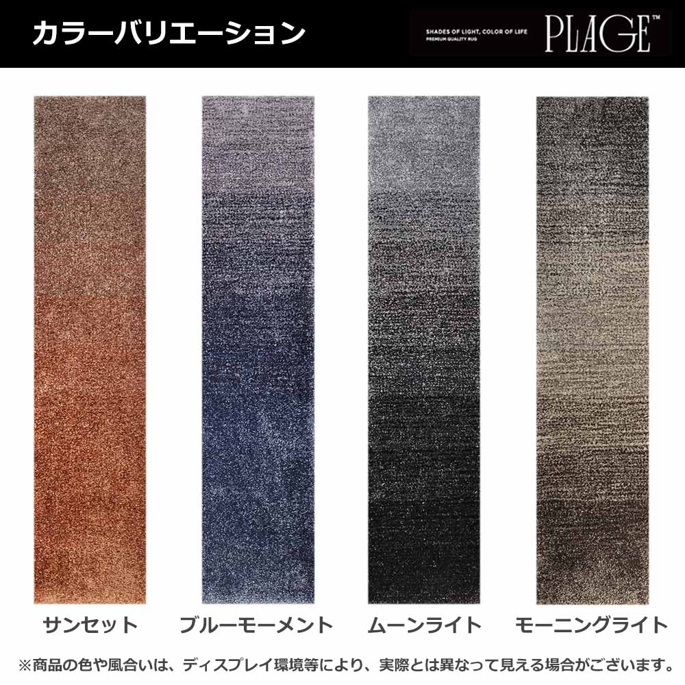 アクセントラグ「プラージュ」全4色 全4サイズ 防炎【受注生産品】