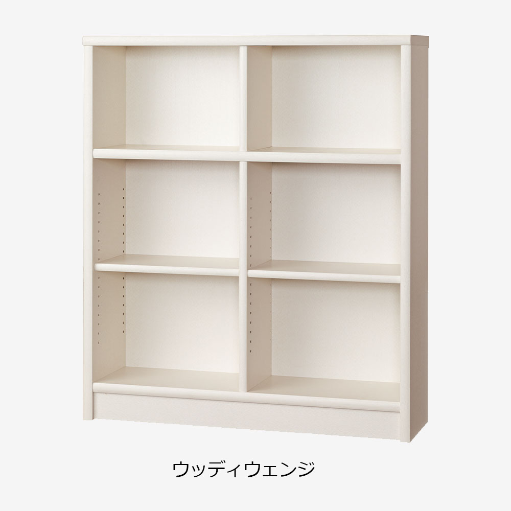 小島工芸 書棚 「Nアコード 105M」幅106.3cm ミドルタイプ 全4色【セール対象品のため5%OFF】