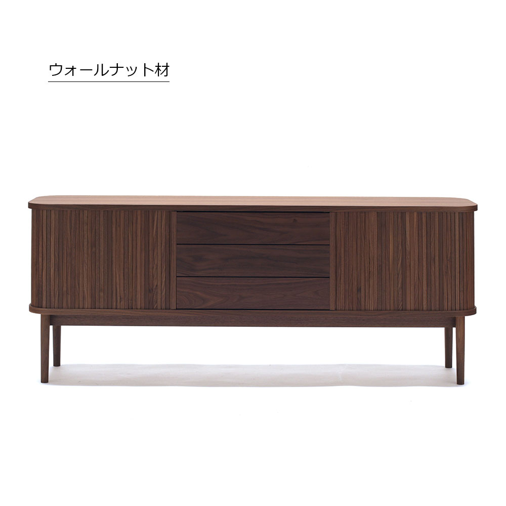 AKI+(アキプラス)サイドボード「JYABARA ジャバラ」幅162cm 材質 2種 / 天板・底板 2仕様 / 塗装 2種類【受注生産品】【セール対象品のため5%OFF】