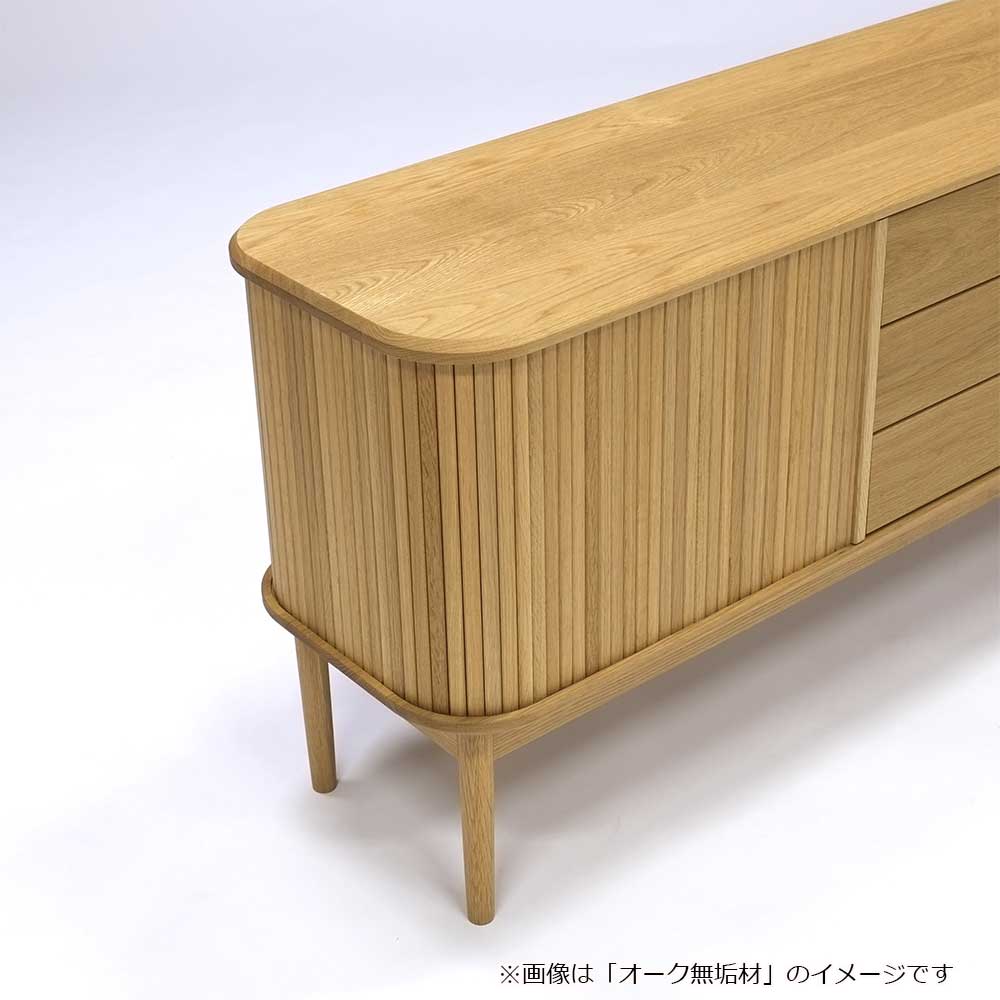 AKI+(アキプラス)サイドボード「JYABARA ジャバラ」幅162cm 材質 2種 / 天板・底板 2仕様 / 塗装 2種類【受注生産品】【セール対象品のため5%OFF】