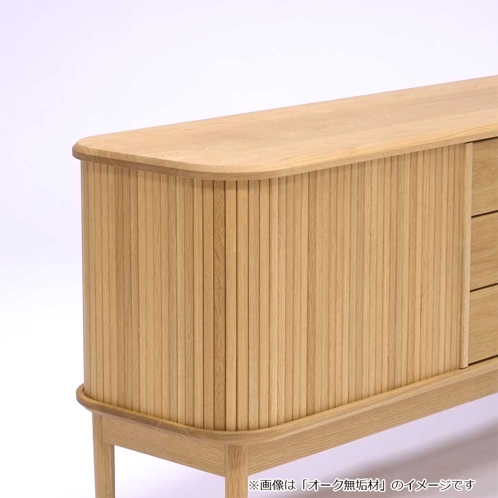 AKI+(アキプラス)サイドボード「JYABARA ジャバラ」幅162cm 材質 2種 / 天板・底板 2仕様 / 塗装 2種類【受注生産品】【セール対象品のため5%OFF】