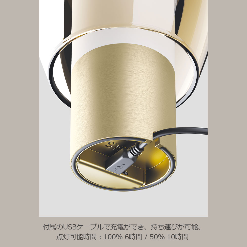 テーブルスタンド「LODES easy peasy FLAMINGO 」ポータブルLEDスタンド USB充電式