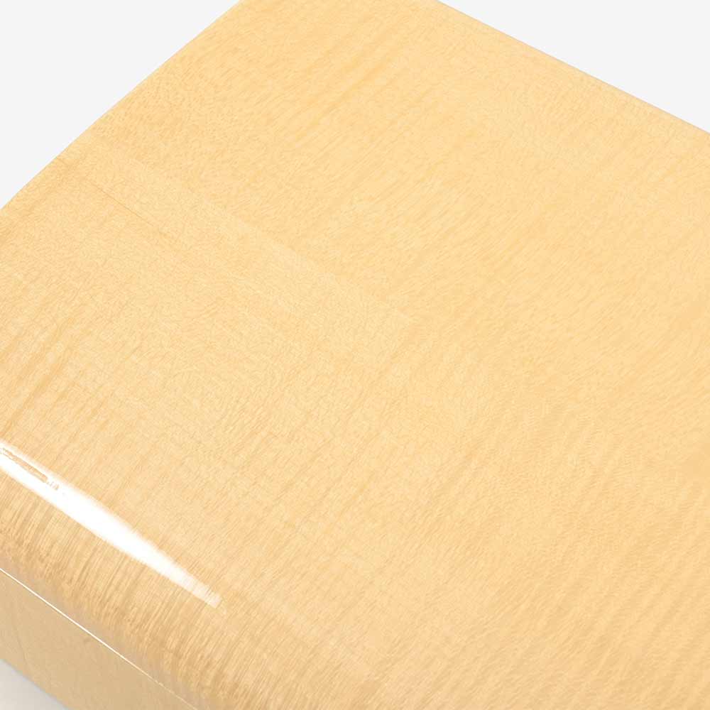 時計ケース 「クリスタル NO.5」ホワイトシカモア材【受注生産品】