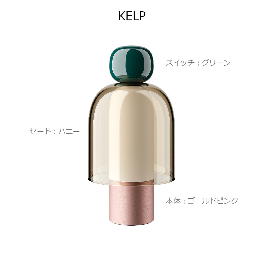 テーブルスタンド「LODES easy peasy KELP」ポータブルLEDスタンド USB充電式