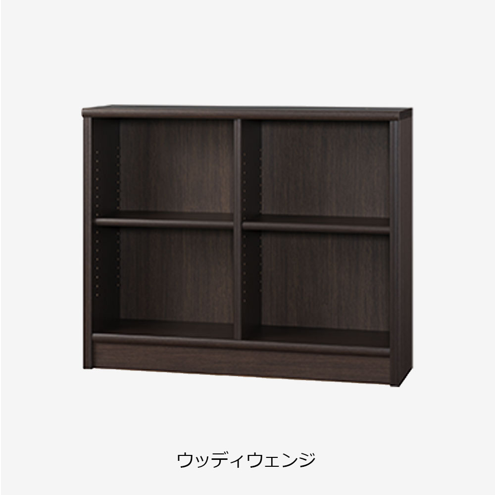 小島工芸 書棚「Nアコード 105L」幅106.3cm ロータイプ 全4色【セール対象品のため5%OFF】