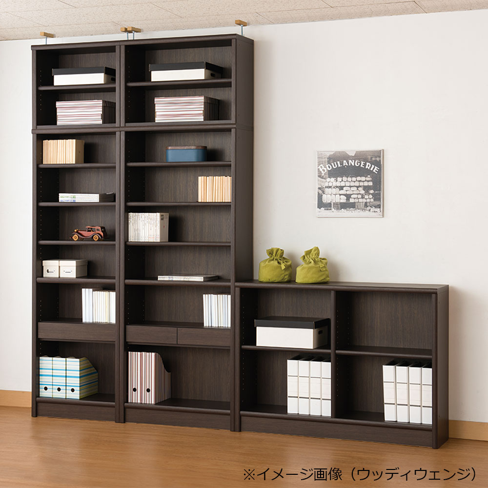小島工芸 書棚「Nアコード 105L」幅106.3cm ロータイプ 全4色【セール対象品のため5%OFF】