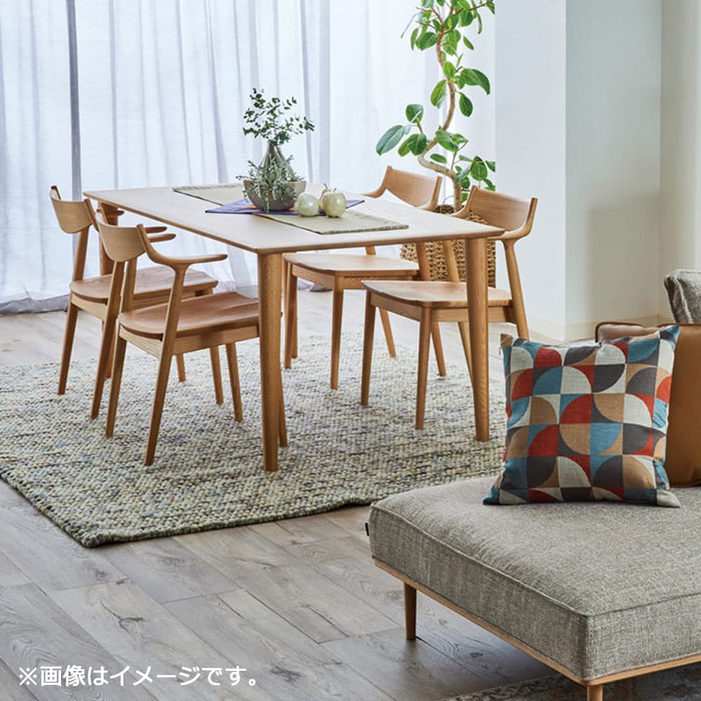 浜本工芸 ダイニングテーブル「DT-7004」幅150cm オーク材ナチュラル色［No.7000］