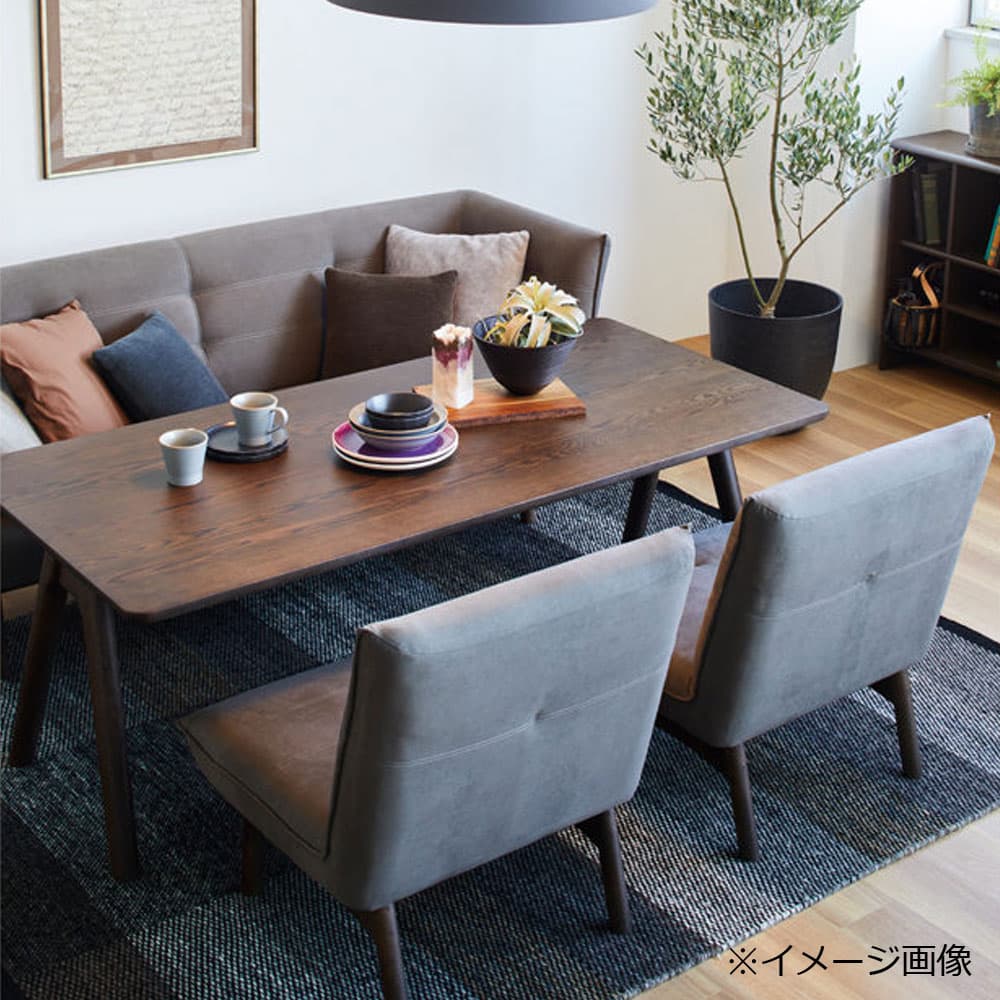 浜本工芸 リビングダイニングテーブル「LDTH-3008」高さ64cm オーク材カフェ色 全2サイズ［No.3000］