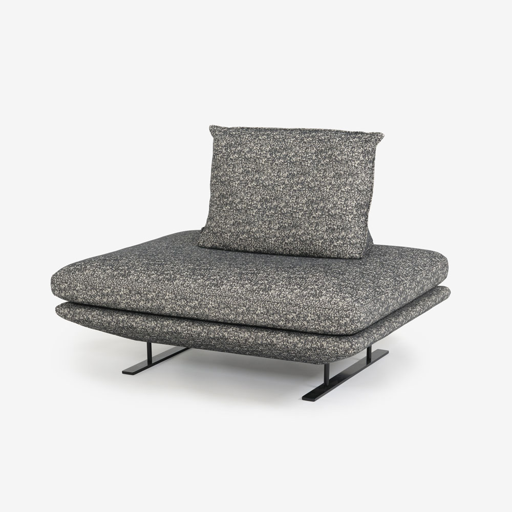 ligne roset(リーン・ロゼ)ソファ「ロゼプラド」1人掛け(1PL)ハイタイプ 背クッション1個付き 幅120cm 布#RJ-627【受注生産品】【LIGNE ROSET FAIR 6月28日(日)まで15%OFF】