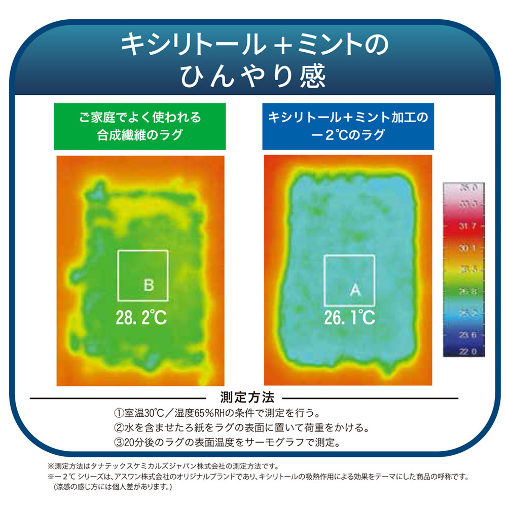 涼感ラグ「グレイマリン」 全4色 全3サイズ