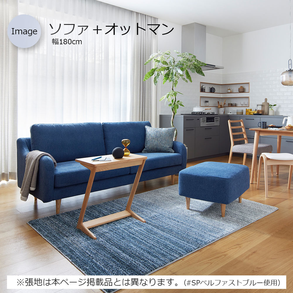 オットマン「CAS-D」布#SPメオピューター 脚部全3色