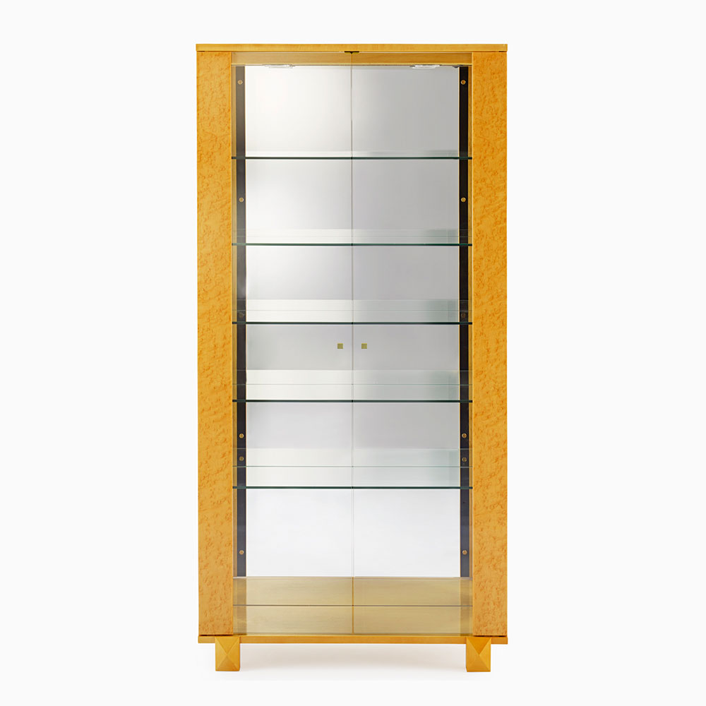 キュリオケース「スプレンダー3-90A MA」幅90cm メープル材メープル色【受注生産品】