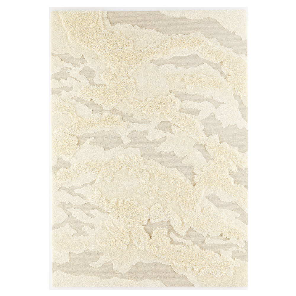 山形緞通 手刺緞通「WASHI」Lサイズ(幅170x長さ240cm) 防炎【受注生産品】