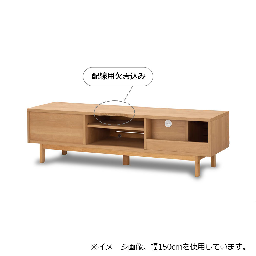 hotta woody(堀田木工所)テレビボード「ノーヴァ2 NA」幅180.2cm アルダー材ナチュラル色【オンラインショップ限定品】【セール対象品のため5%OFF】
