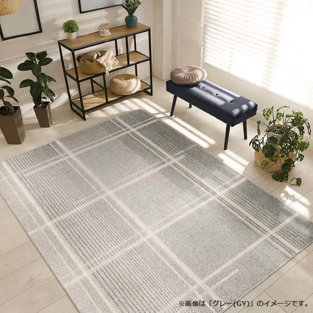 アクセントラグ「アイス」全3サイズ 全2色 【涼感ラグ 省エネ】