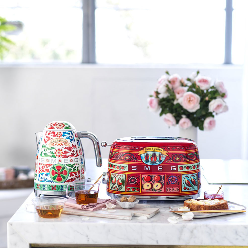 SMEG(スメッグ)ポップアップトースター「DOLCE&GABBANA Toaster」TSF01DGJP