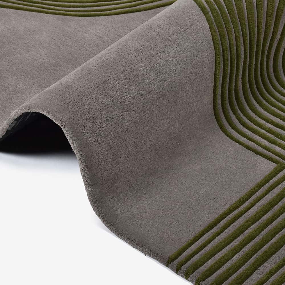 ラグ「KIBO キボ 80960 145/124」幅140 x 奥行200cm 防炎【受注生産品】FISCHBACHER 1819（フィッシュバッハ 1819）