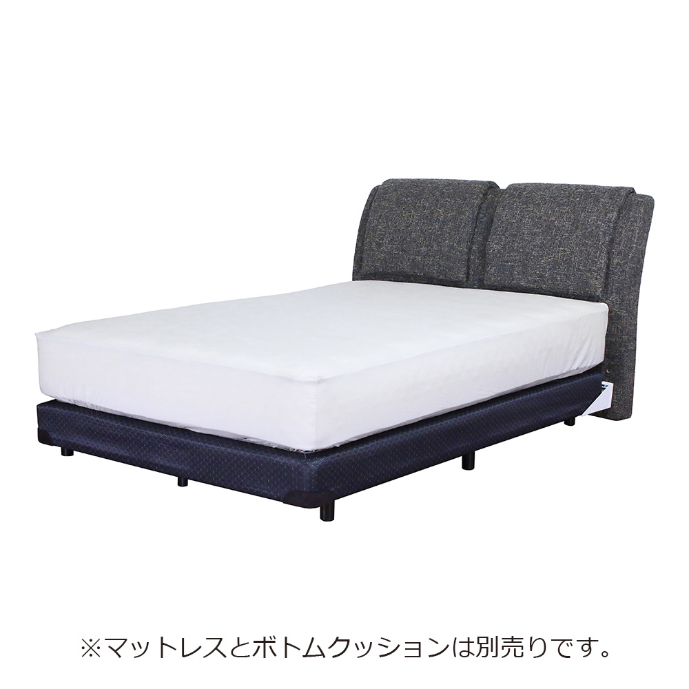 ヘッドボード「カムリ 1906」布ブラック#BD346 全6サイズ【受注生産品】