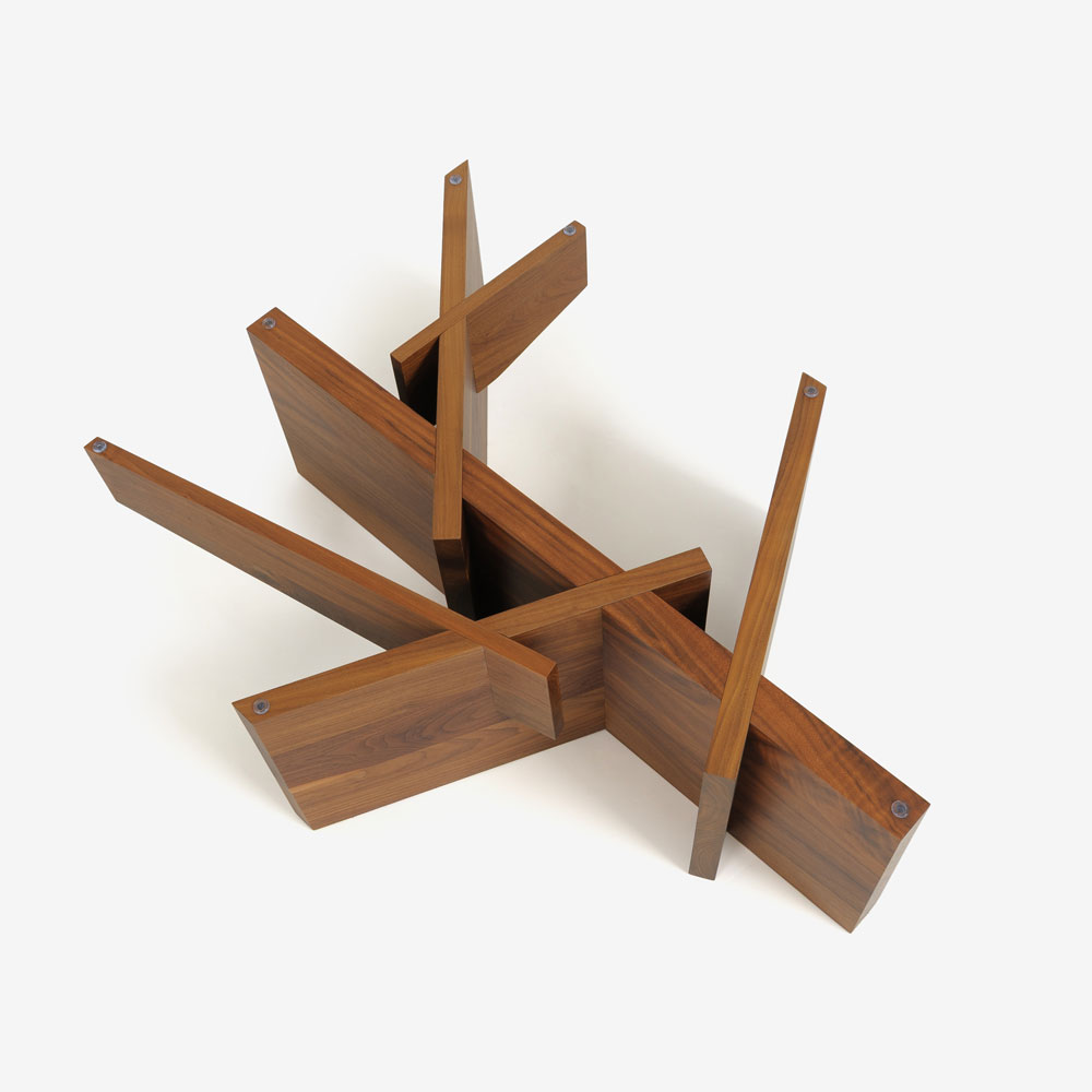 ligne roset（リーン・ロゼ）センターテーブル「ロゼアシェラ」幅110cm ガラス天板 脚：ウォールナット材 【受注生産品】【LIGNE ROSET FAIR 6月28日(日)まで15%OFF】