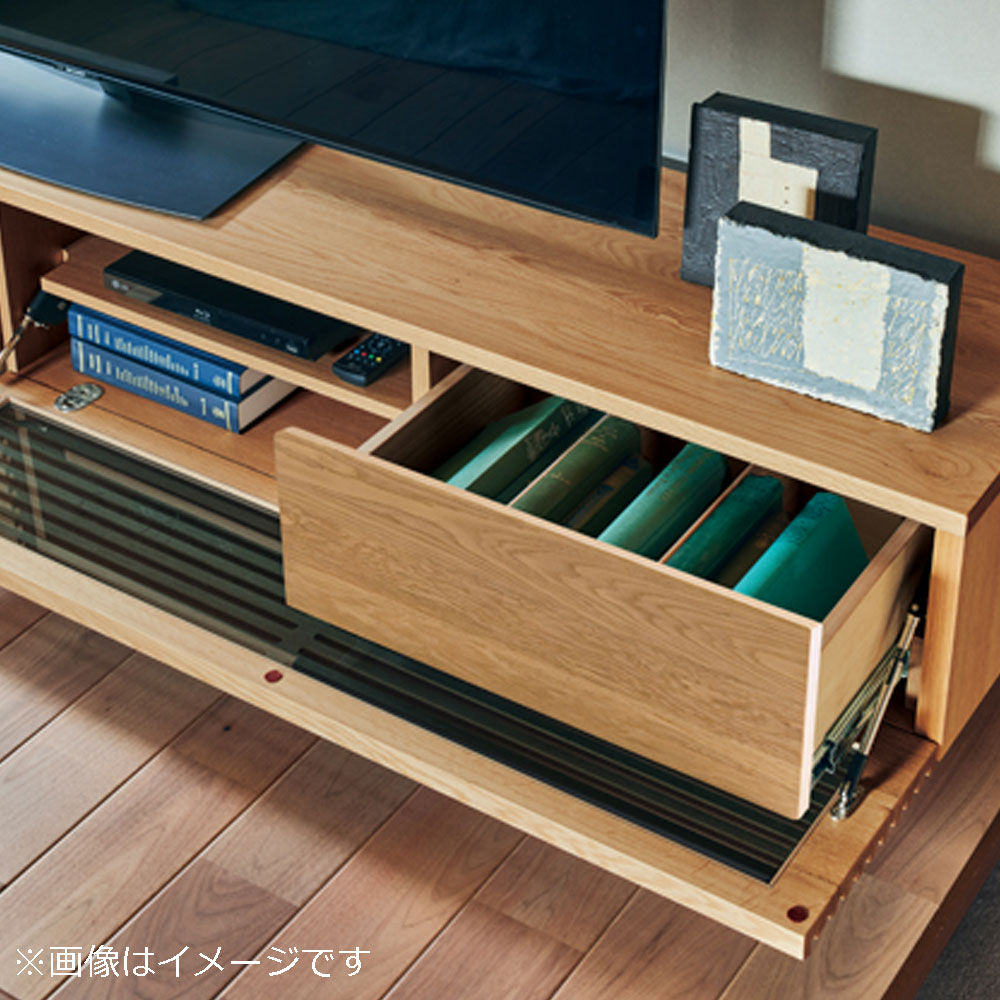 浜本工芸 テレビボード「No.6554TV」高さ35cm ナラ材 ナチュラル色 全4サイズ［No.6550］