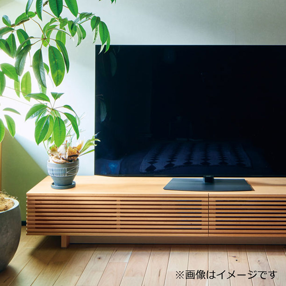 浜本工芸 テレビボード「No.6554TV」高さ35cm ナラ材 ナチュラル色 全4サイズ［No.6550］