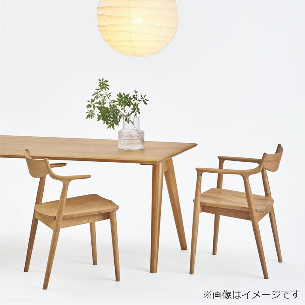 浜本工芸 ダイニングテーブル「DT-7064」幅150cm オーク材ナチュラル色［No.7060］