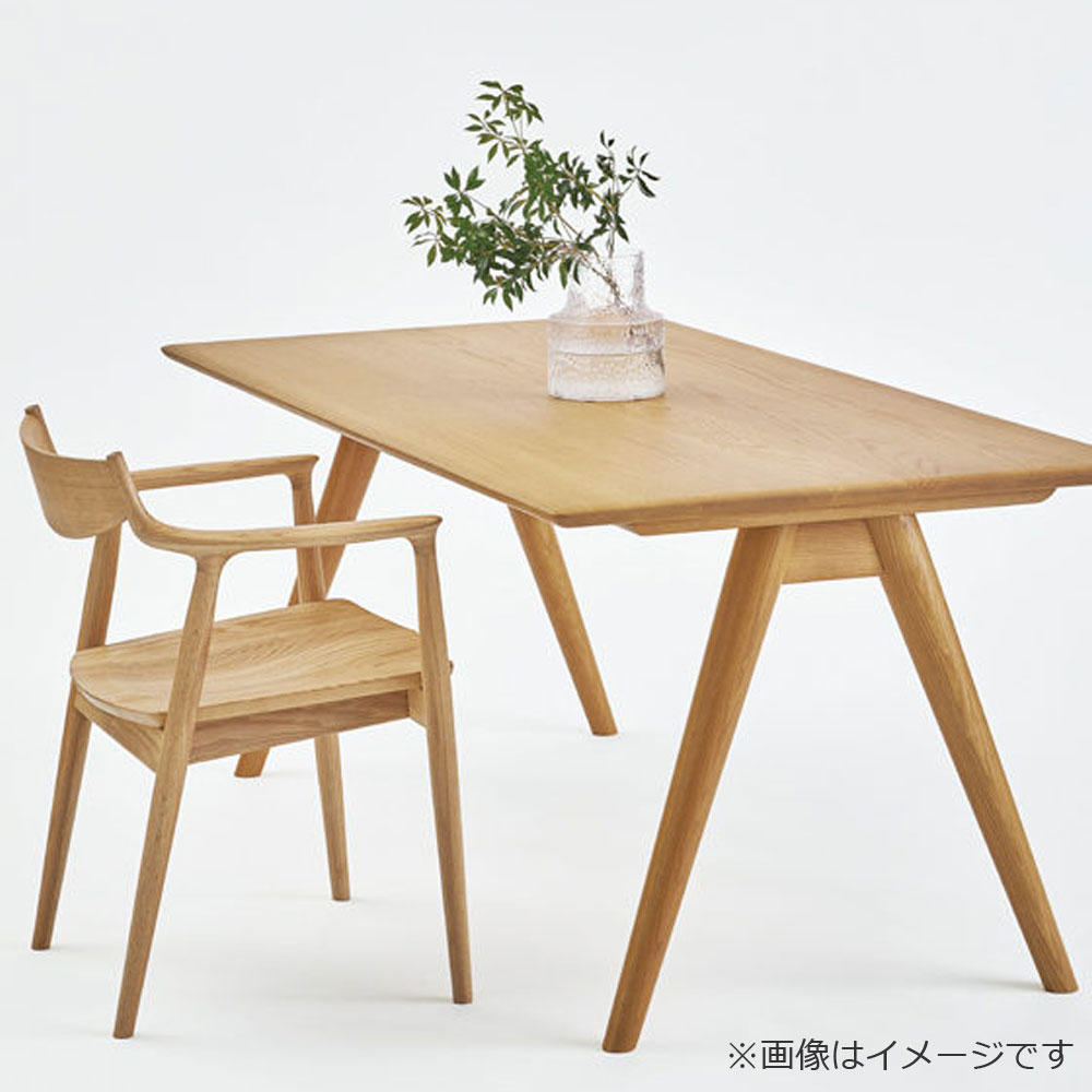 浜本工芸 ダイニングテーブル「DT-7064」幅150cm オーク材ナチュラル色［No.7060］