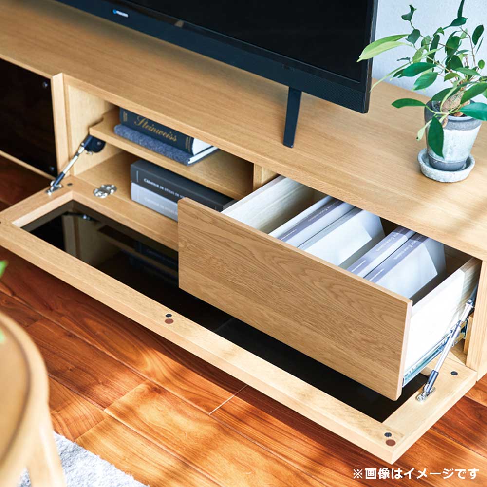浜本工芸 テレビボード「No.6504TV」高さ35cm ナラ材 ナチュラル色 全4サイズ［No.6500］【受注生産品】