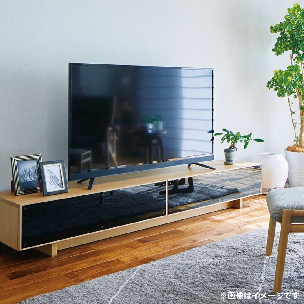 浜本工芸 テレビボード「No.6504TV」高さ35cm ナラ材 ナチュラル色 全4サイズ［No.6500］【受注生産品】