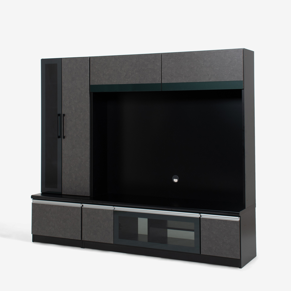 テレビボード 2点セット「エスタード」幅214cm(テレビボード「エスタード 160」+リビングボード「エスタード 60」)【オンラインショップ限定品】【セール対象品のため5%OFF】