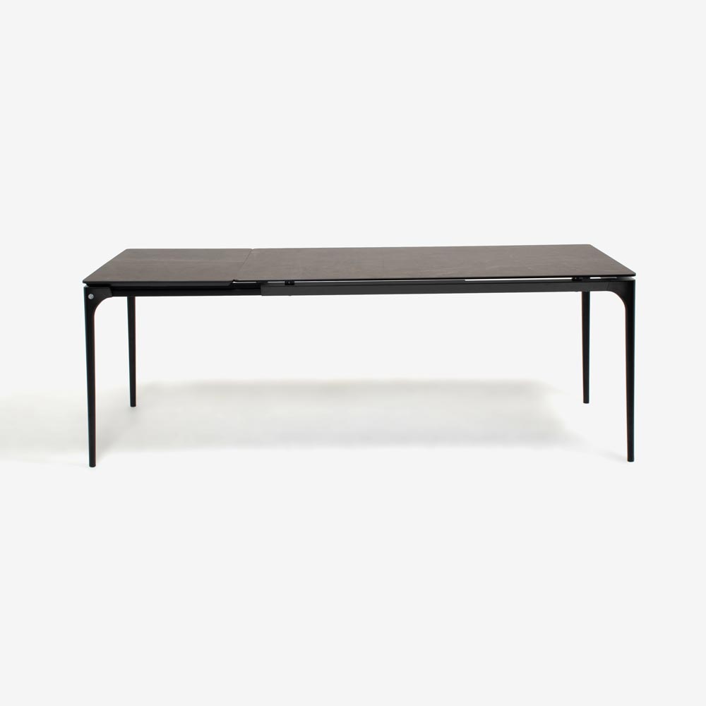 Calligaris(カリガリス)伸長式ダイニングテーブル「Silhouette CS4125-R」 幅160-220cm 天板セラミックガラス