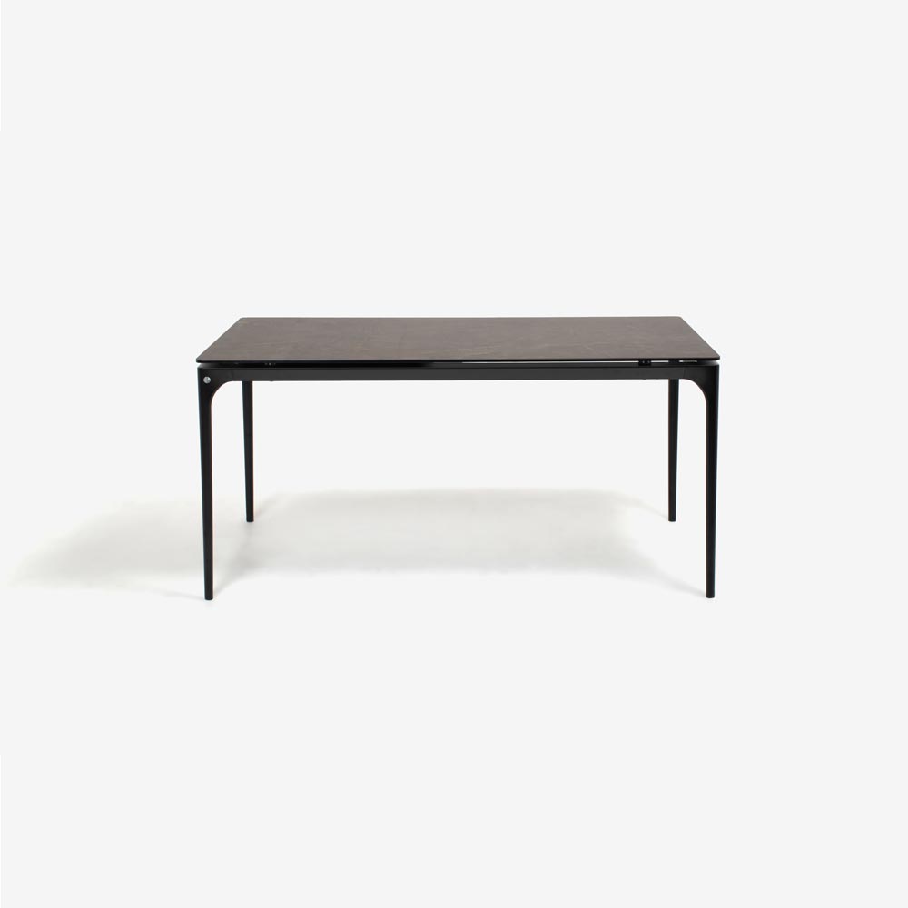Calligaris(カリガリス)伸長式ダイニングテーブル「Silhouette CS4125-R」 幅160-220cm 天板セラミックガラス