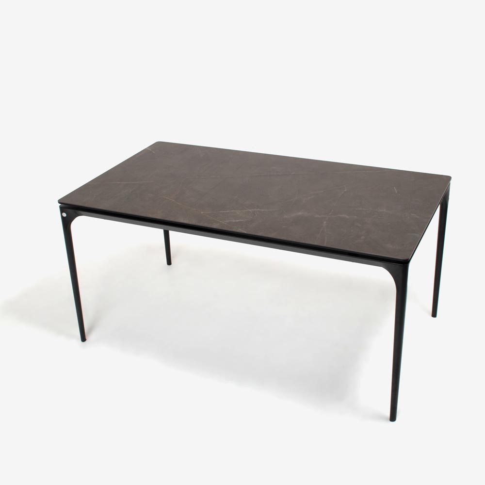 Calligaris(カリガリス)伸長式ダイニングテーブル「Silhouette CS4125-R」 幅160-220cm 天板セラミックガラス