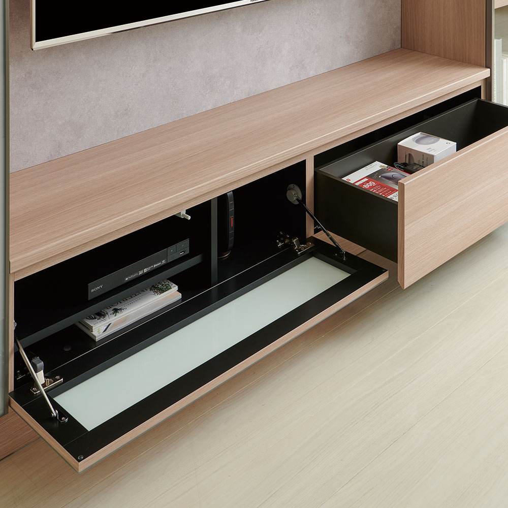 Pamouna（パモウナ）テレビボード「AQ-1600」幅160cm 全4色