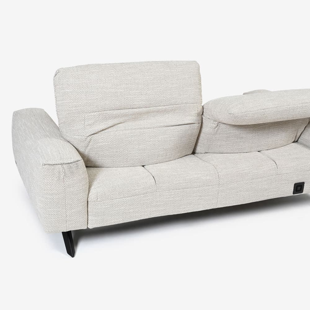 himolla(ヒモラ)電動ソファ 2.5人掛け「シグナ model.1552」幅200cm 布#24オフ【お手入れキットの特典付き】