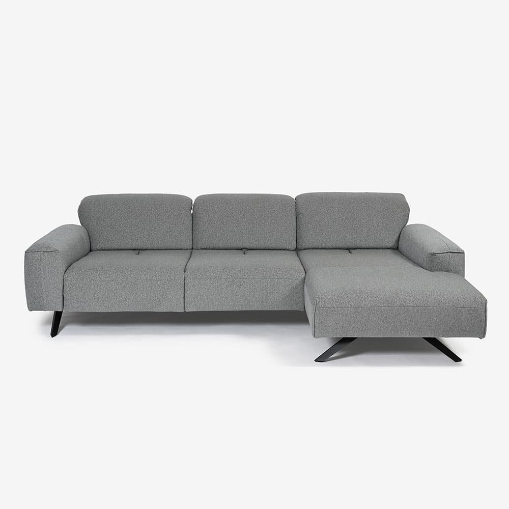 himolla(ヒモラ)カウチソファ 向かって右カウチ「シグナ model.1552」幅277cm 布#20Q2ミストラル 【お手入れキットの特典付き】