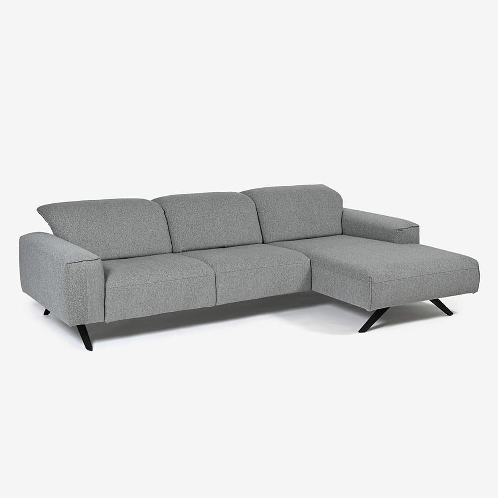 himolla(ヒモラ)カウチソファ 向かって右カウチ「シグナ model.1552」幅277cm 布#20Q2ミストラル 【お手入れキットの特典付き】