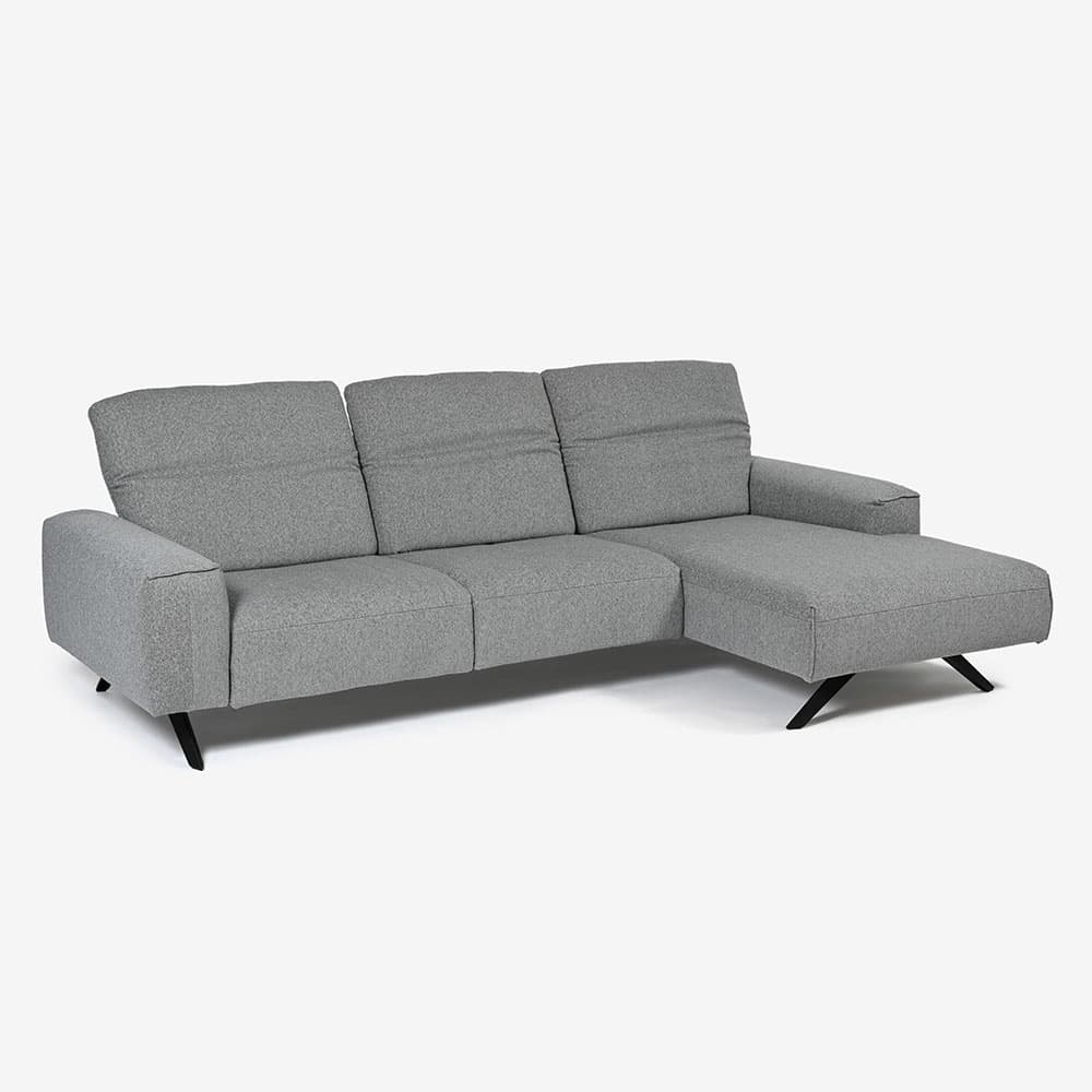 himolla(ヒモラ)カウチソファ 向かって右カウチ「シグナ model.1552」幅277cm 布#20Q2ミストラル 【お手入れキットの特典付き】