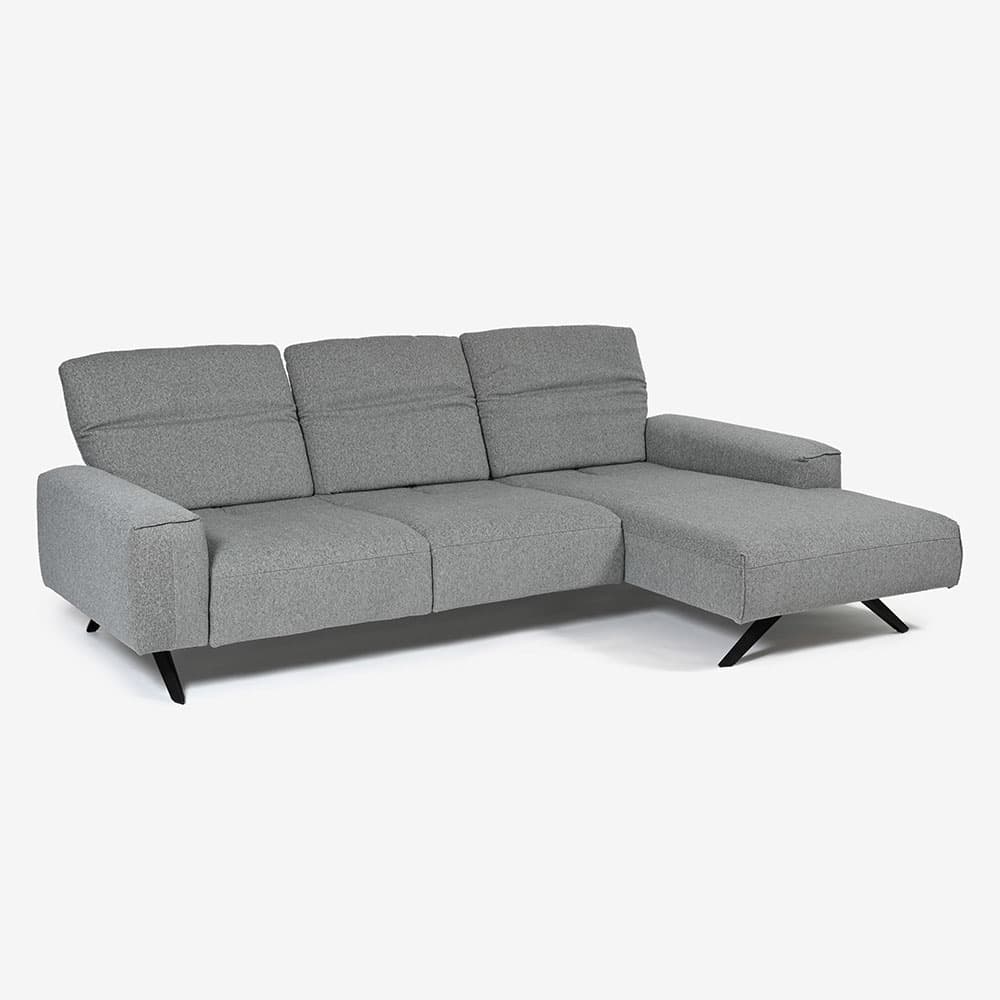 himolla(ヒモラ)カウチソファ 向かって右カウチ「シグナ model.1552」幅277cm 布#20Q2ミストラル 【お手入れキットの特典付き】