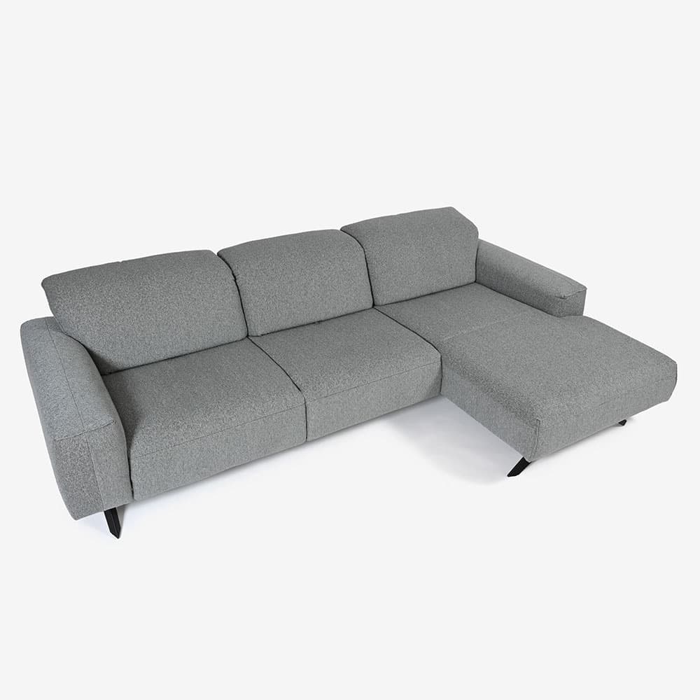 himolla(ヒモラ)カウチソファ 向かって右カウチ「シグナ model.1552」幅277cm 布#20Q2ミストラル 【お手入れキットの特典付き】