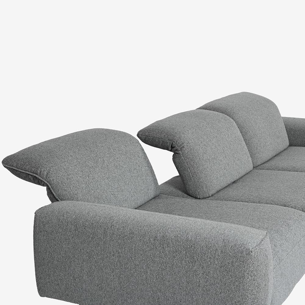 himolla(ヒモラ)カウチソファ 向かって右カウチ「シグナ model.1552」幅277cm 布#20Q2ミストラル 【お手入れキットの特典付き】