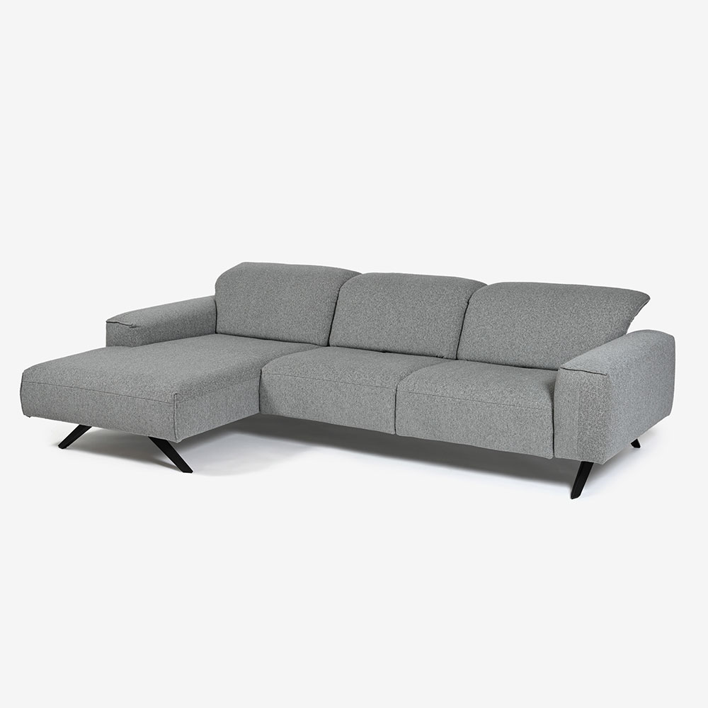 himolla（ヒモラ）カウチソファ 向かって左カウチ「シグナ model.1552」幅277cm 布#20Q2ミストラル 【お手入れキットの特典付き】