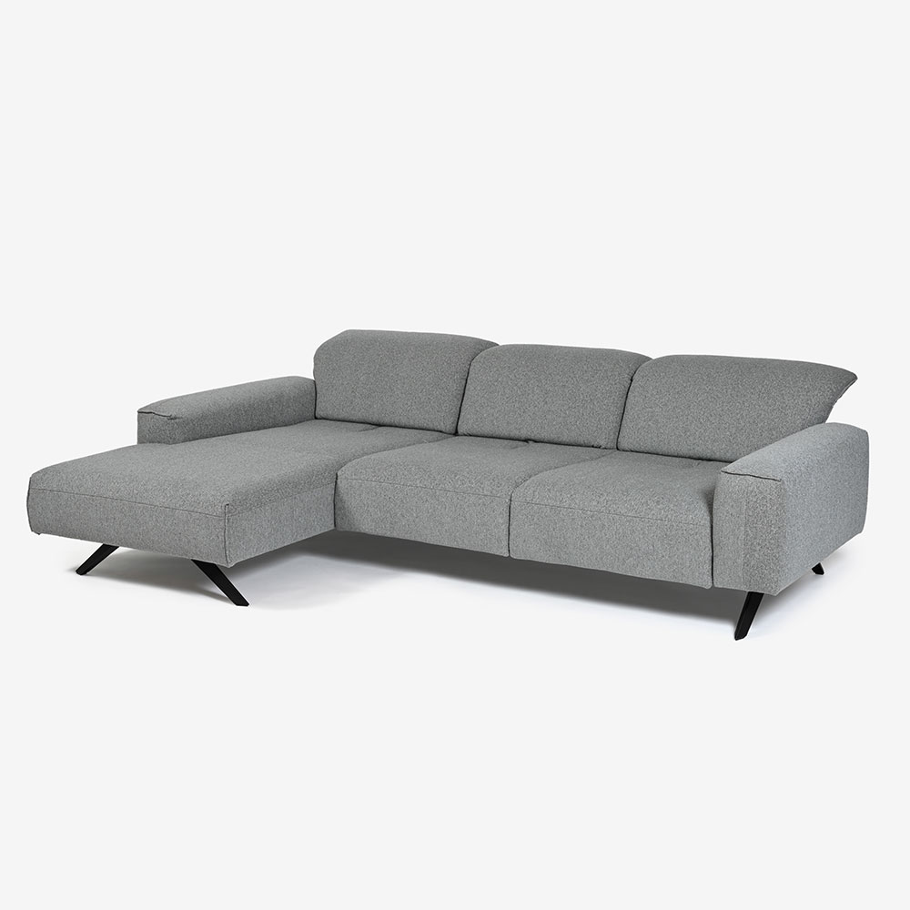 himolla（ヒモラ）カウチソファ 向かって左カウチ「シグナ model.1552」幅277cm 布#20Q2ミストラル 【お手入れキットの特典付き】