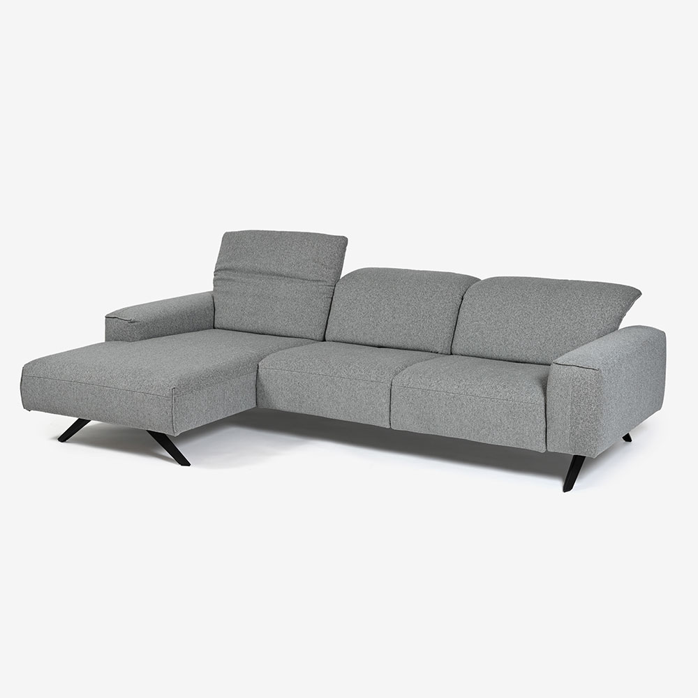 himolla（ヒモラ）カウチソファ 向かって左カウチ「シグナ model.1552」幅277cm 布#20Q2ミストラル 【お手入れキットの特典付き】
