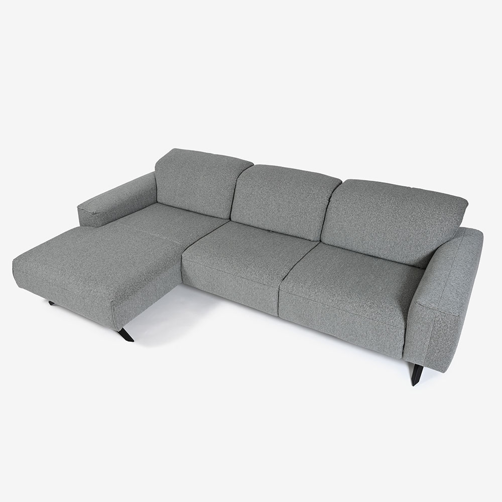 himolla（ヒモラ）カウチソファ 向かって左カウチ「シグナ model.1552」幅277cm 布#20Q2ミストラル 【お手入れキットの特典付き】