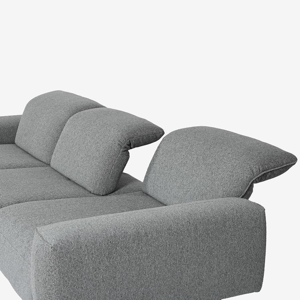 himolla（ヒモラ）カウチソファ 向かって左カウチ「シグナ model.1552」幅277cm 布#20Q2ミストラル 【お手入れキットの特典付き】