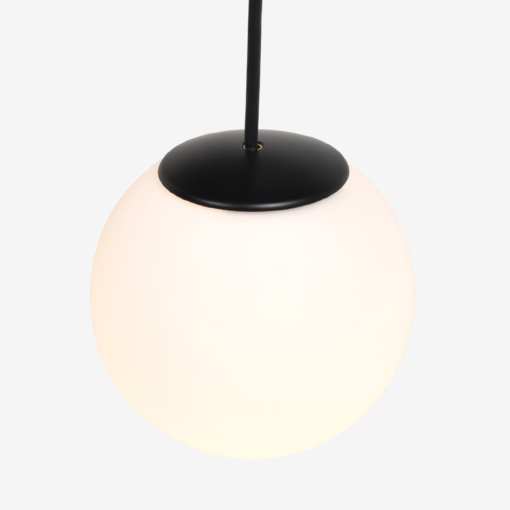 ペンダント「SUMICA グレープ SAP-010-1BW」直径15cm ランプ別売【ダクトレール取付専用】【受注生産品】