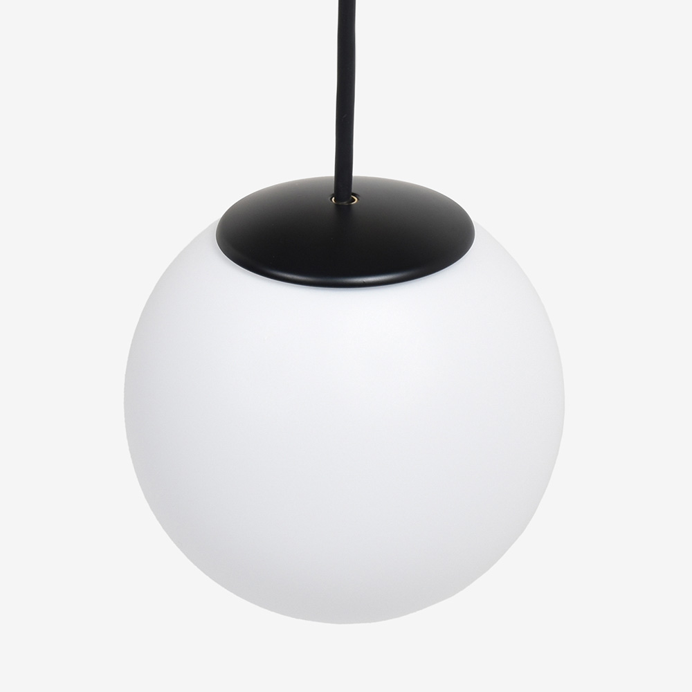 ペンダント「SUMICA グレープ SAP-010-1BW」直径15cm ランプ別売【ダクトレール取付専用】【受注生産品】