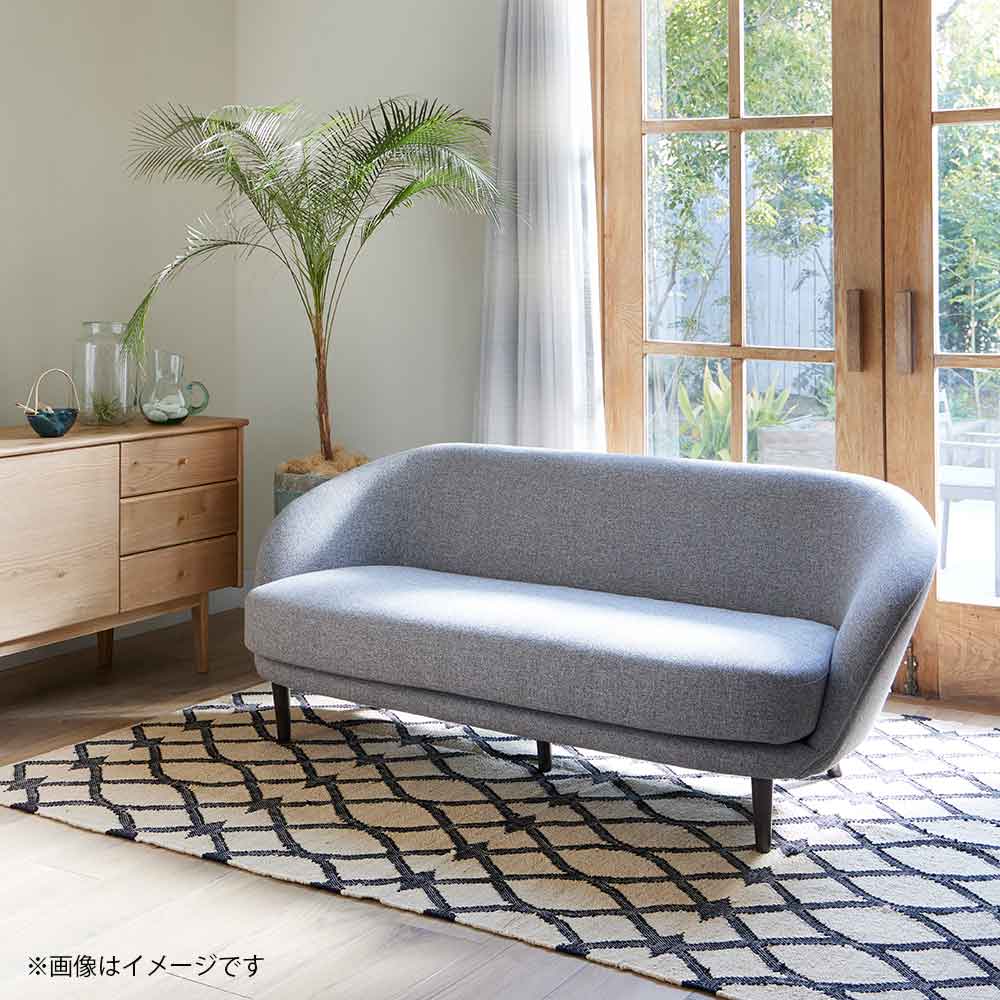 ソファ「OP15(オプティオ15)」幅180cm 布#4サジェスチョン FM5611-04 脚部ブラック色【受注生産品】